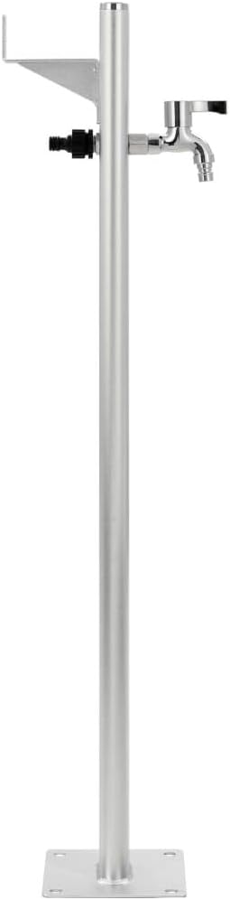 Festnight Garten-Wassers?ULE Aluminium Rund 95 cm | Wasserzapfs?ULE Garten Zapfs?ULE S?ULE