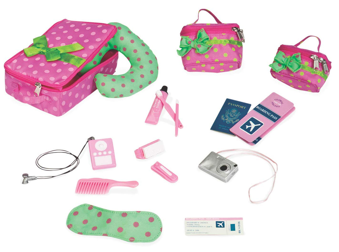 Our Generation - Reisegepäck und Reiseset - 46 cm Puppe Zubehör - Koffer & Handgepäck - Reise-Spielz