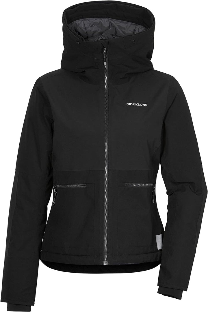 Didriksons Damen Winterjacke Celia Grösse: 36 Schwarz, Grösse: 36 Schwarz