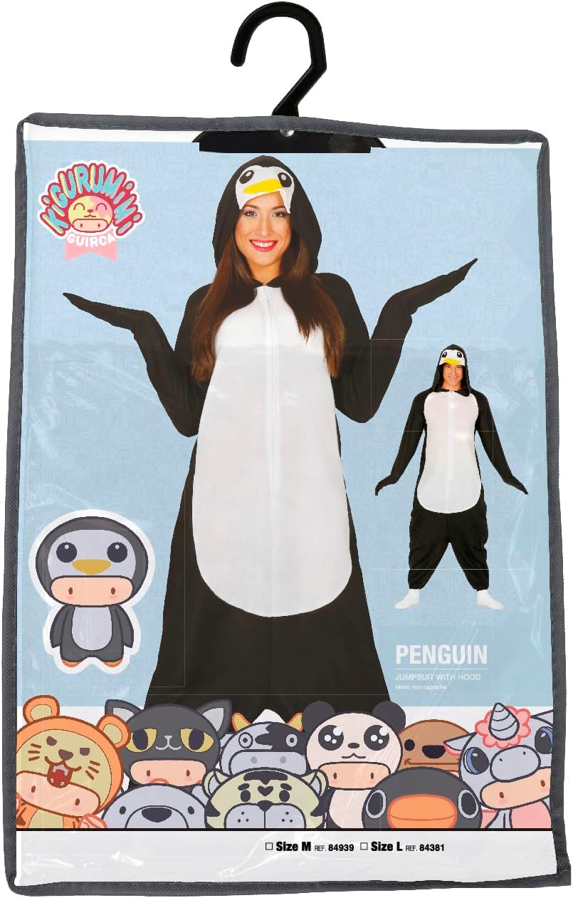 Guirca 84939.0 Kostüm für Erwachsene Pinguin, Mujeres, Mehrfarbig, 38-40