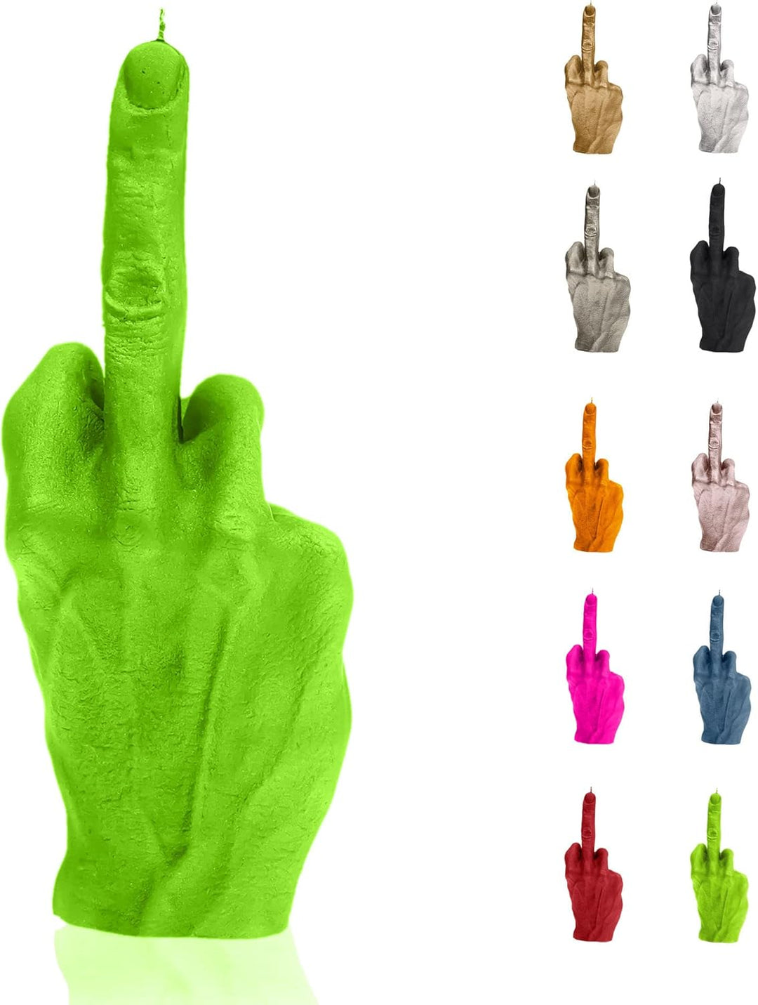 Candellana Mittelfinger Kerze - Mittelfinger Figur - Coole Deko - Gothic Deko - Grunge Deko Kerze -