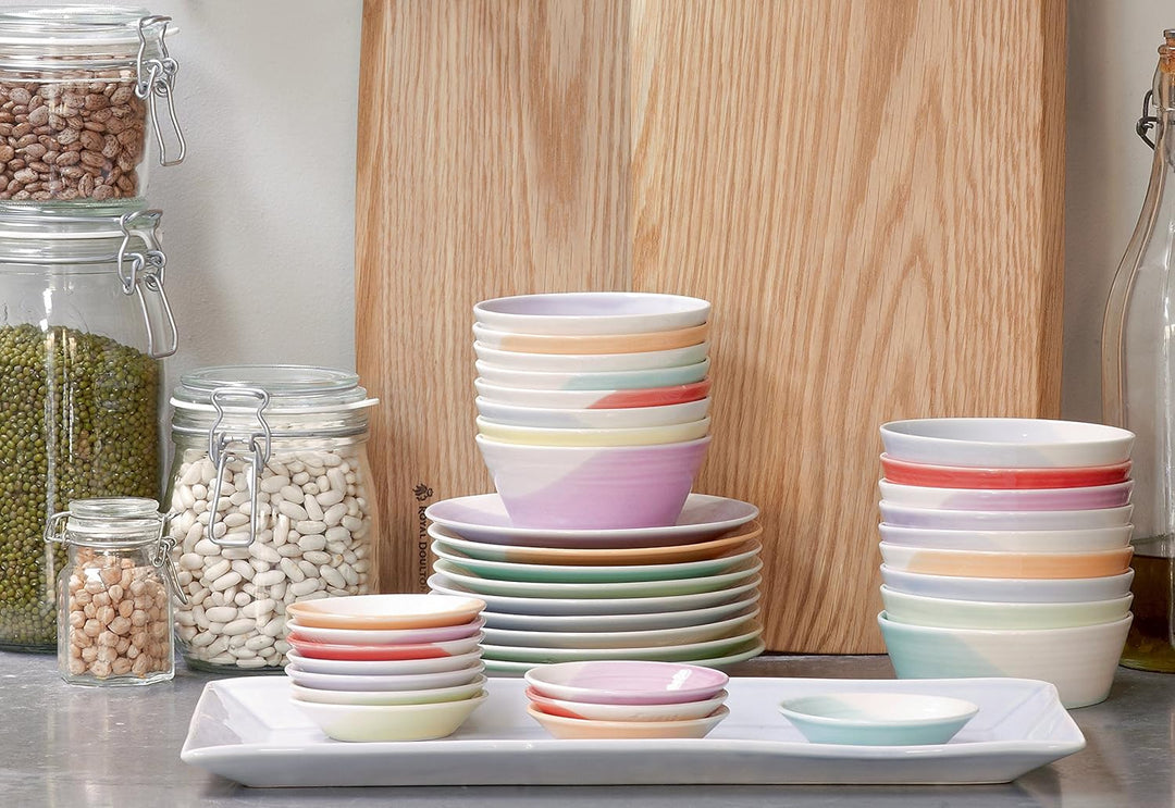 Royal Doulton 1815 Tapas Satz von 8 Dish 12cm Set 4.75" Gemischt, 4.75" Gemischt