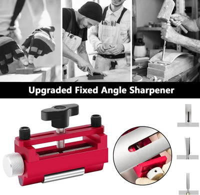 Schleifhilfe Stechbeitel, Honing Guide Tool SchäRfhalter SchäRfhilfe FüR Holzwerkzeug SchäRfen Auf W