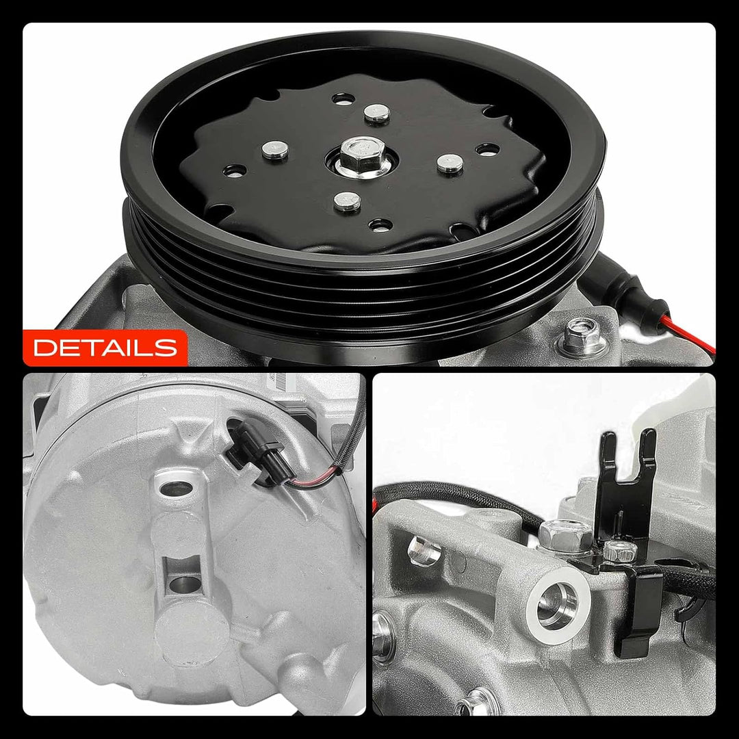 Frankberg Klimakompressor Klimaanlage Kompatibel mit A4 8E2 B6 1.9L 2000-2003 A4 Avant 1.9L 8E5 B6 2