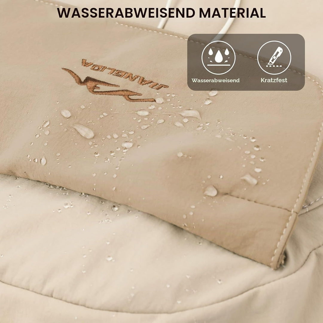 Amythe Schulranzen Jungen Teen 10-18 Jahre Wasserdicht Brustgurt 30 L, Braun, Braun
