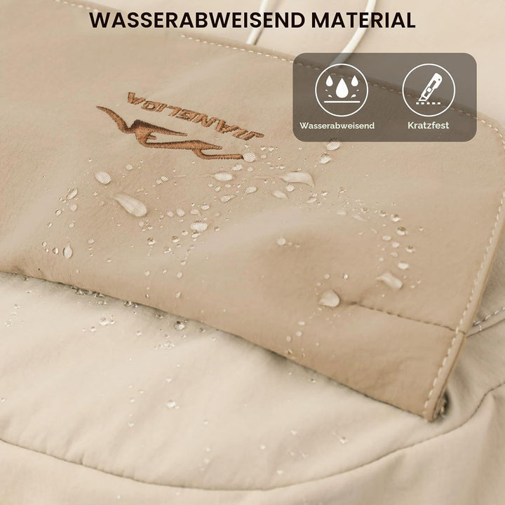 Amythe Schulranzen Jungen Teen 10-18 Jahre Wasserdicht Brustgurt 30 L, Braun, Braun