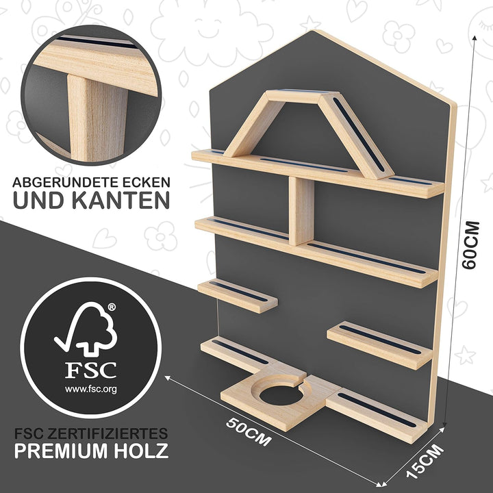 Little Moonshine Regal für Tonie Box und Tonies [DAS ORIGINAL] - Das Regal für Toniebox und bis zu 5