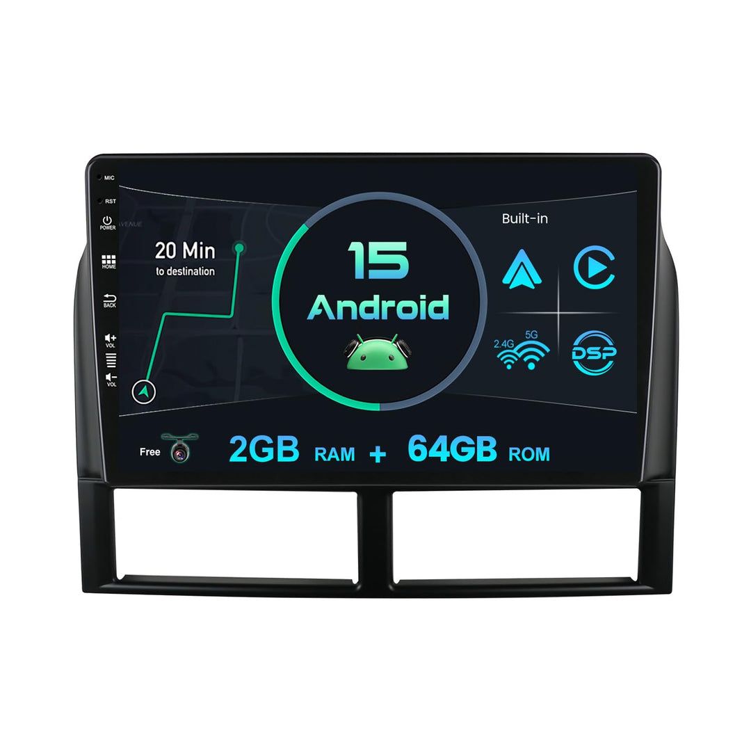 Android 15 Autoradio für Jeep Grand Cherokee WJ (1998-2004) - Rückfahrkamera KOSTENLOS - 2G+64G - IP