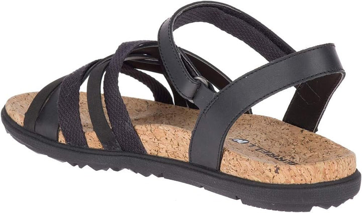 Merrell Damen Merrellsandals 43 EU Schwarz, 43 EU Schwarz