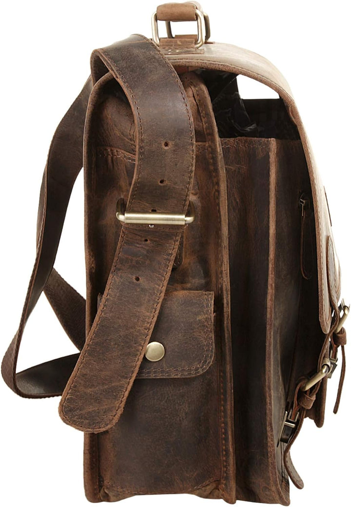 BAGAN Aktentasche echt Leder braun Damen - 020785