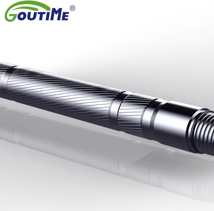 Goutime Aluminium-Trekkingstöcke Wanderstöcke – Höhenverstellbar 123 cm stossdämpfend für Wanderunge