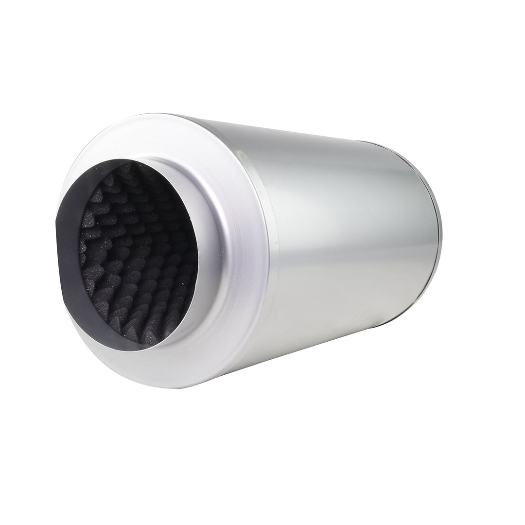 LABT Rohrschalldämpfer mit Akustikschaum Lüftung Zu und Abluft Durchmesser 150 mm Dämmstärke 50 mm G