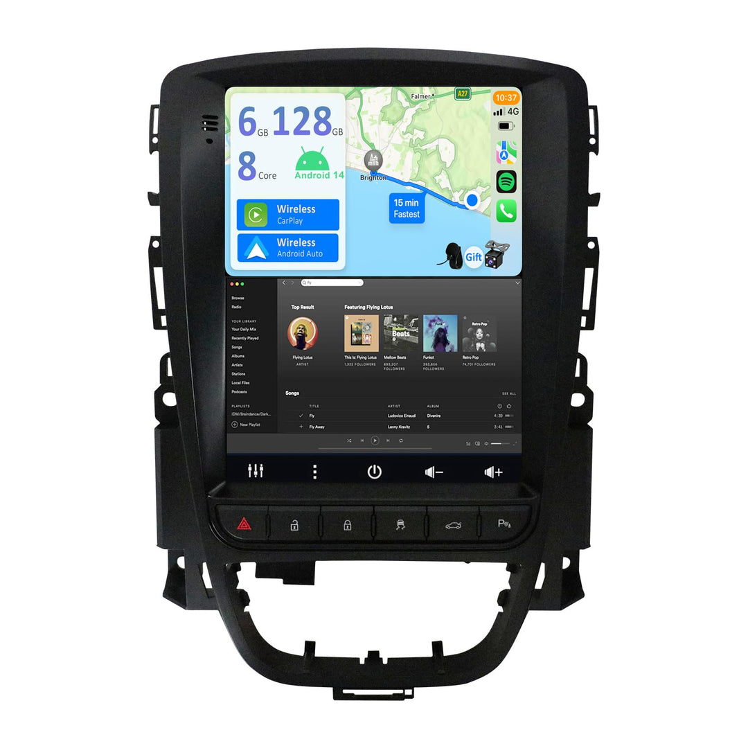 [6GB+128GB] Android 14 Autoradio für Opel Excelle GT/XT Astra J (2006-2016)-[Integriertes CarPlay/An