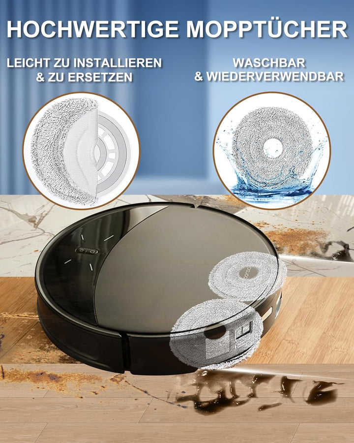 29 Stk.SAROS 10R Ersatzteilset für Roborock Qrevo CurvX/Qrevo Curv 2 Pro/Qrevo Curv 2 Prox Saugrobot