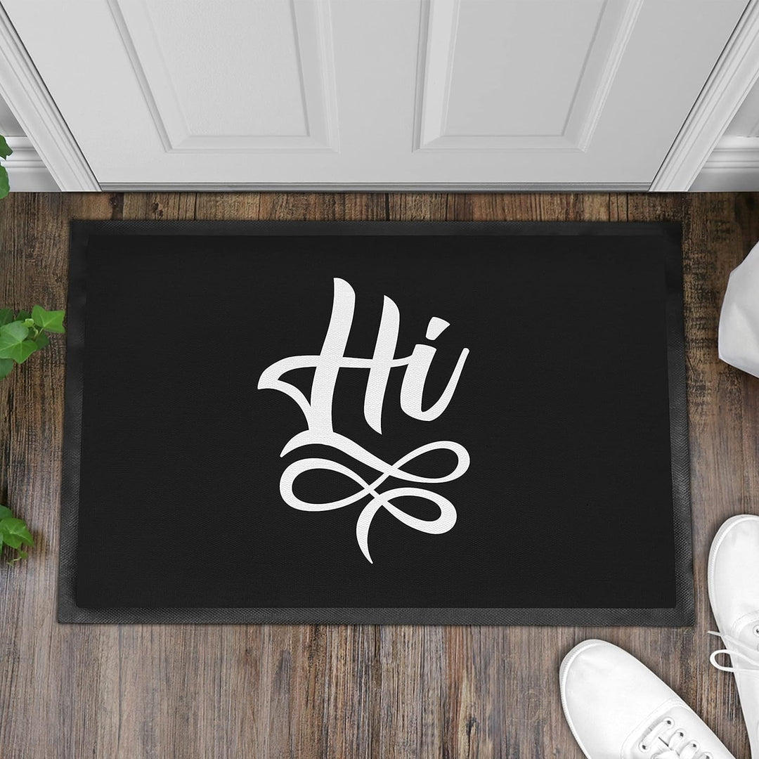 Trendation - Hi Fussmatte Geschenk Spruch Lustig Aussen und Innenbereich 60x40 cm