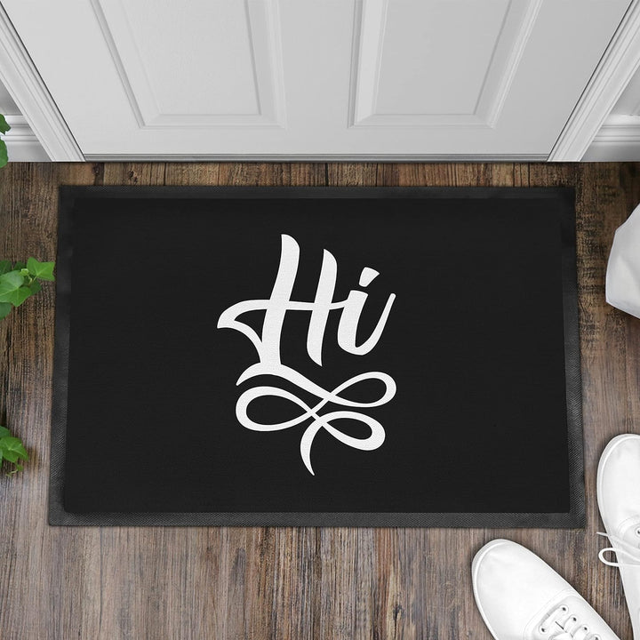 Trendation - Hi Fussmatte Geschenk Spruch Lustig Aussen und Innenbereich 60x40 cm