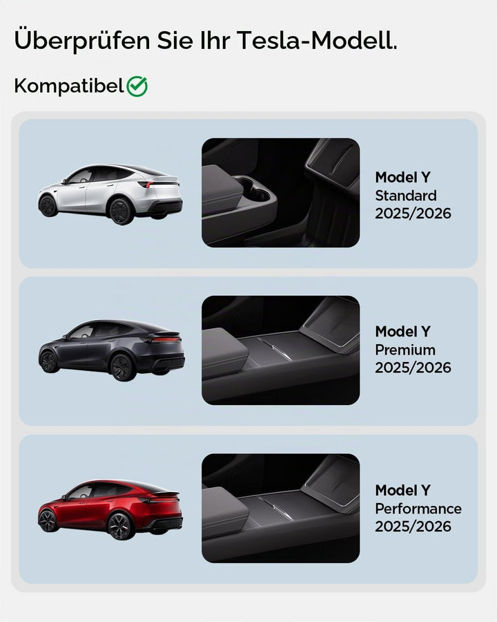 Spigen Tesla Model Y Juniper 2025 2026 Frontemblem mit Logo, Perfekte Passform, Kratzfeste PC-Abdeck