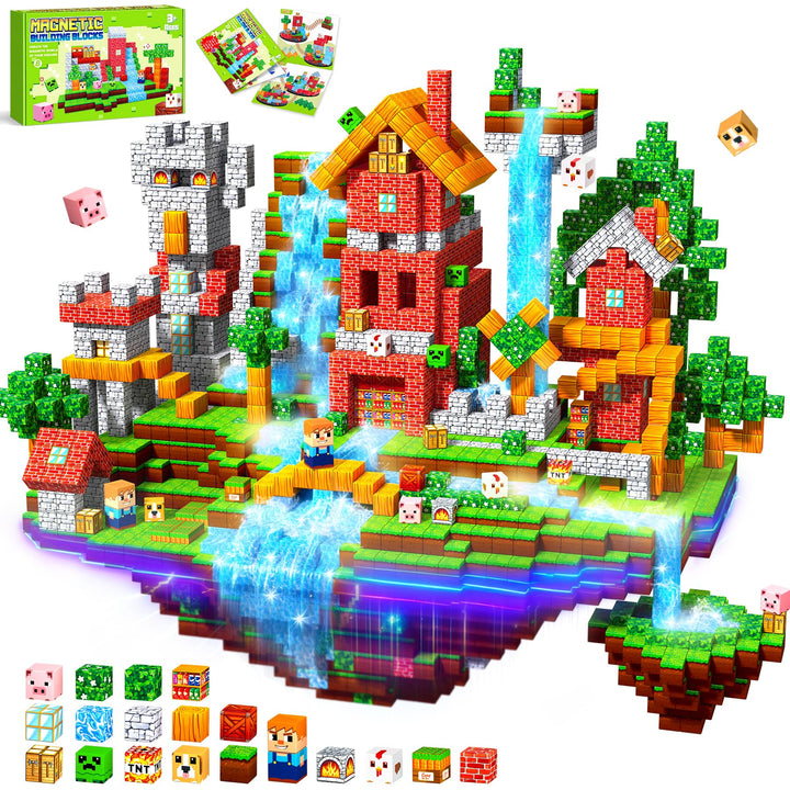 COOLJOYA Magnetische Bausteine - Magnetbausteine Magnetspielzeug,150 Teile Magnetische Bauwelt Spiel
