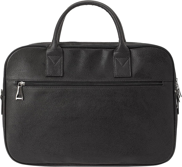 Redbridge Herren Schultertasche Messenger Bag Umhängetasche Kunstleder Schwarz, Schwarz