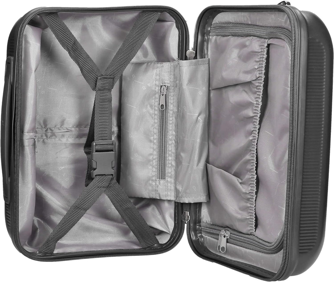 D&N Travel Line 2500 - Beautycase 24 cm grau, Grau