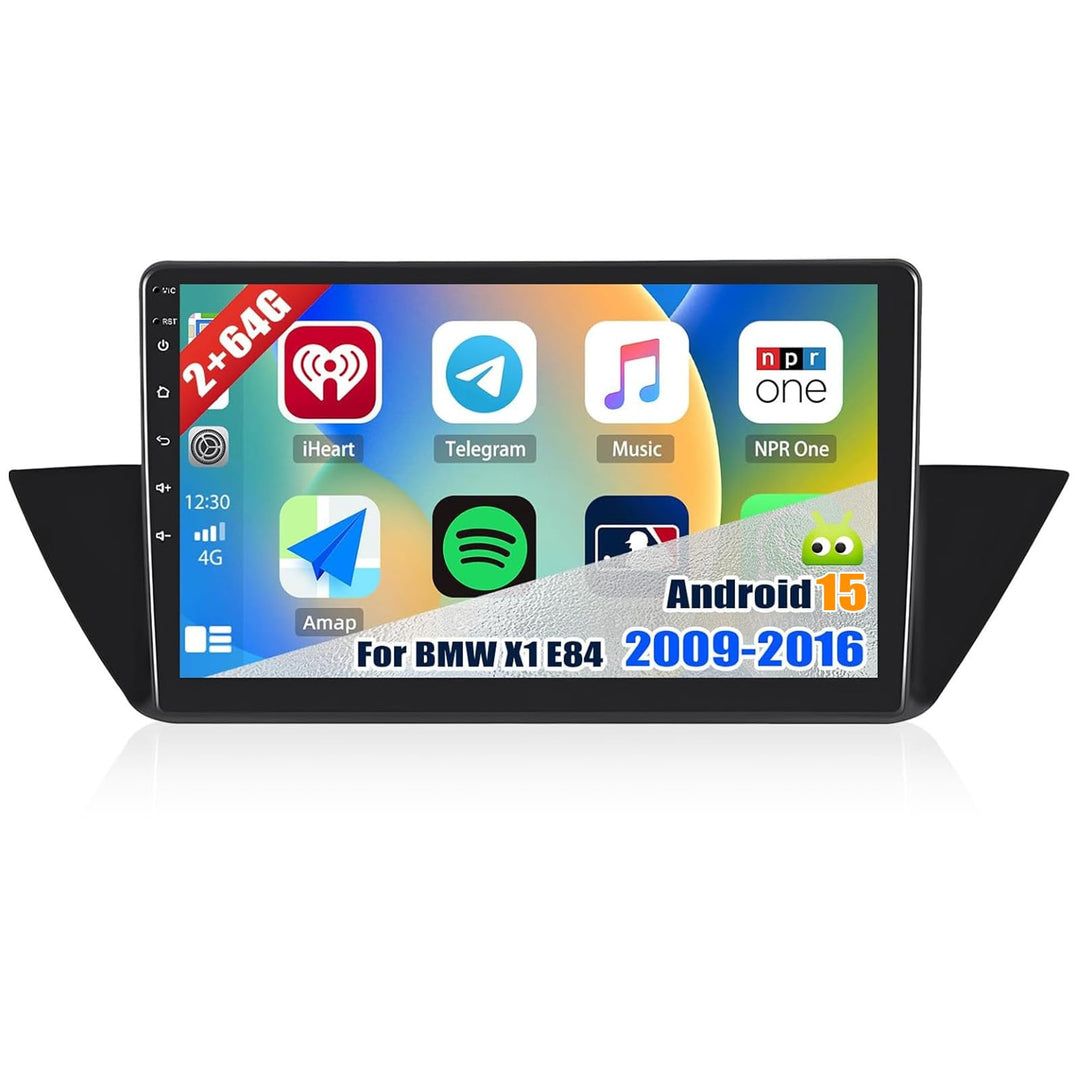 2G+64G CAMECHO Android 13 Autoradio mit Navi für BMW X1 E84(2009-2016),10 Zoll Bildschirm Doppel Din