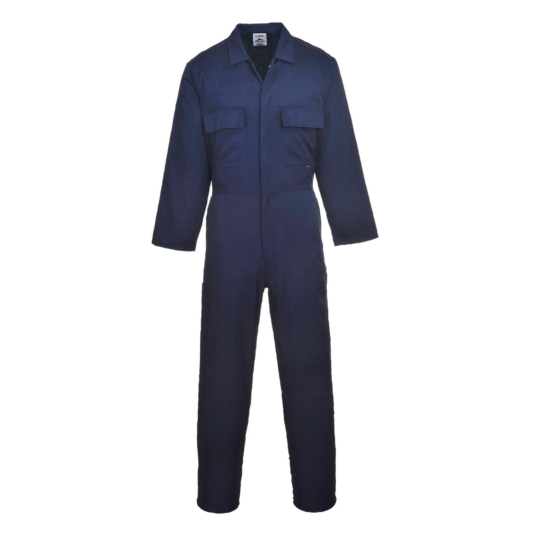 Portwest S999 Herren Euro-Arbeitskleidung Polycotton Overall Arbeitsanzug Blau (Navy) S, Blau (Navy)