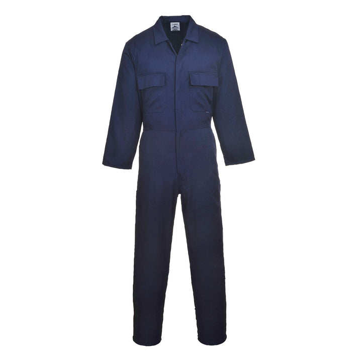Portwest S999 Herren Euro-Arbeitskleidung Polycotton Overall Arbeitsanzug Blau Navy 3XL, Blau Navy 3