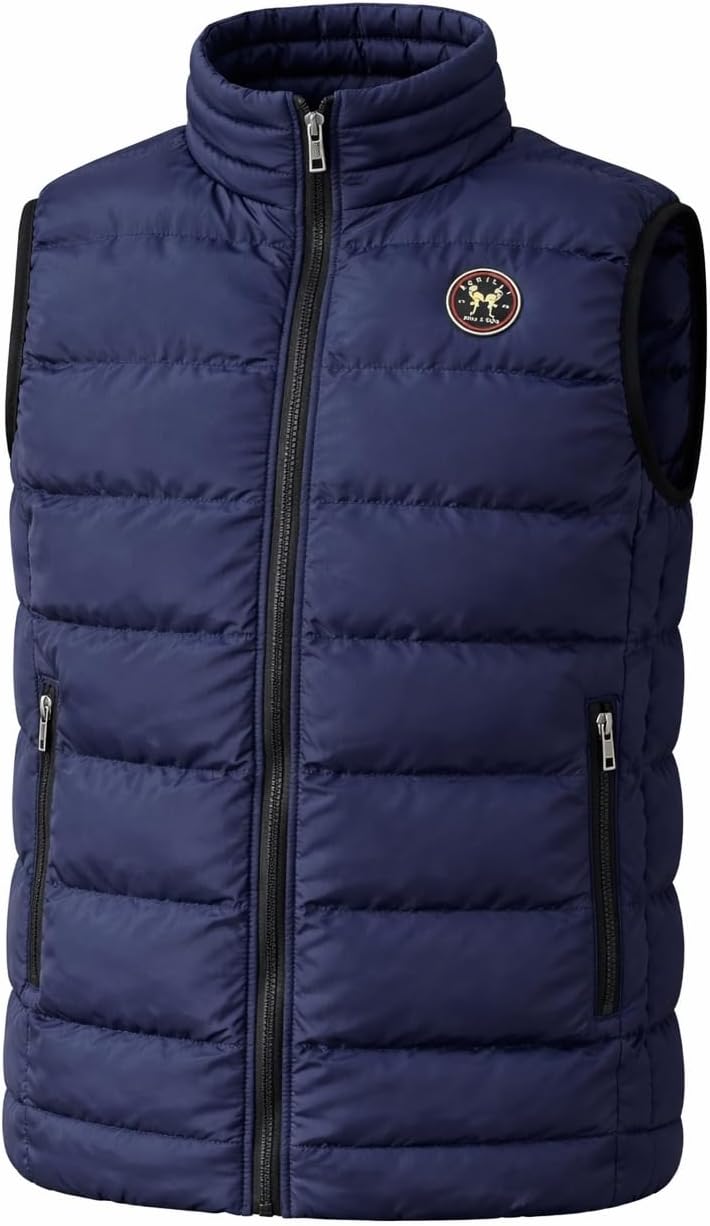 Herren leichte Steppweste Weste Berlin Bodywarmer mit Seitentaschen gesteppt ideal für den Übergang