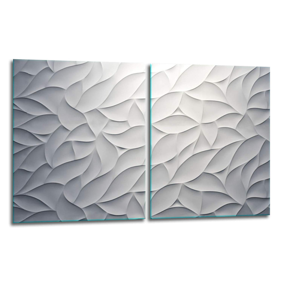 TMK ArtDeko Herdabdeckplatte 2 Teilig 40x52 cm - Spritzschutz Herdabdeckung – Herdschutz aus Sicherh