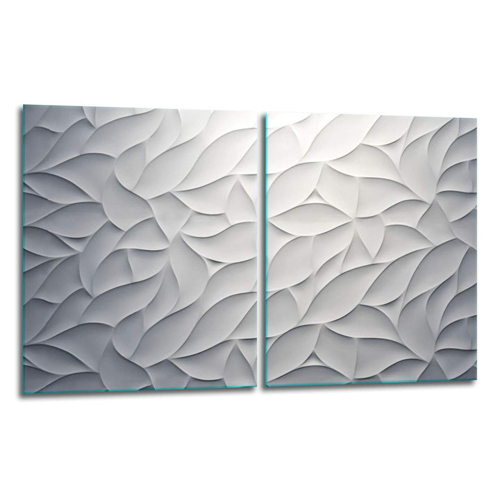 TMK ArtDeko Herdabdeckplatte 2 Teilig 40x52 cm - Spritzschutz Herdabdeckung – Herdschutz aus Sicherh