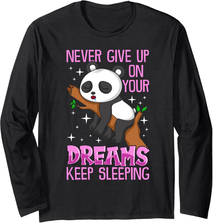 Kids Pajamas Girls Top Pajama Gift Boys Sleeping Panda Bear Langarmshirt