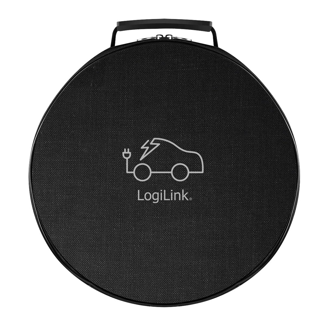 LogiLink E-Auto-Ladekabel, Typ 2, 3-phasig, 32 A, 22 kW, mit Tasche, 7,5 m