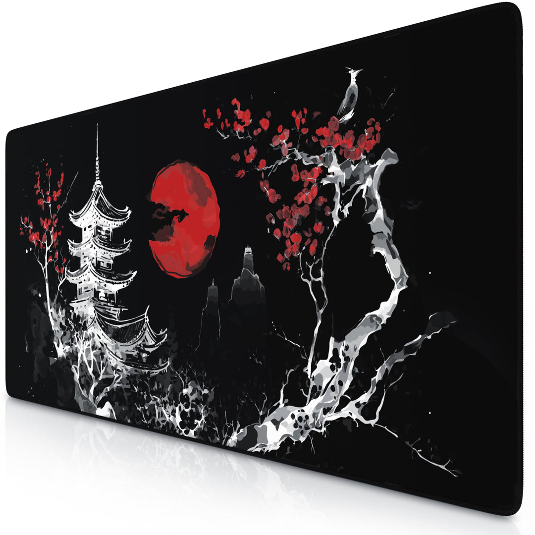 TITANWOLF - XXL Speed Gaming Mauspad 900 x 400mm - XXL Mousepad - Tischunterlage Large Size - verbes