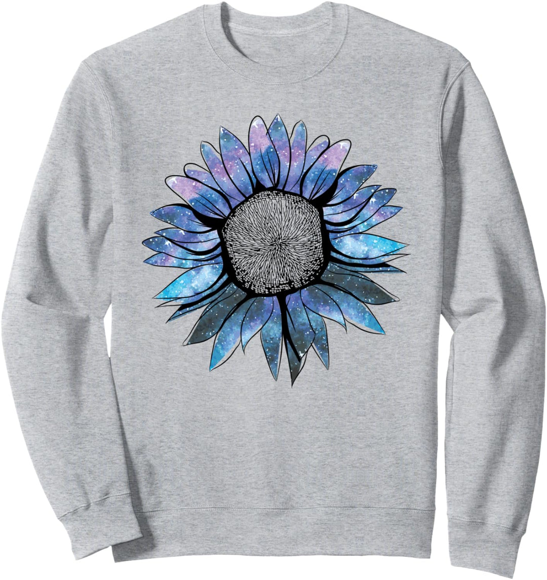 Sonnenblume Weltraum Milchstrasse Galaxie Universum Blume Sweatshirt