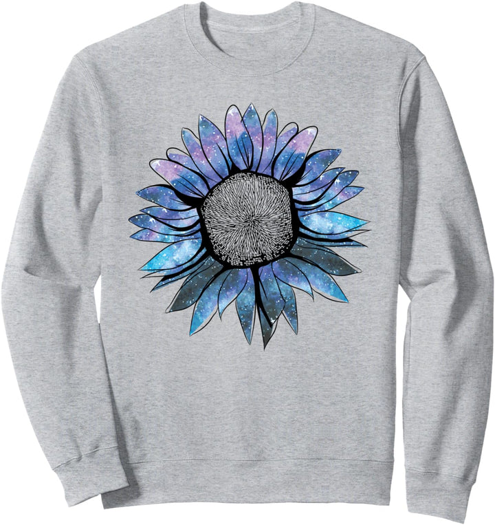 Sonnenblume Weltraum Milchstrasse Galaxie Universum Blume Sweatshirt