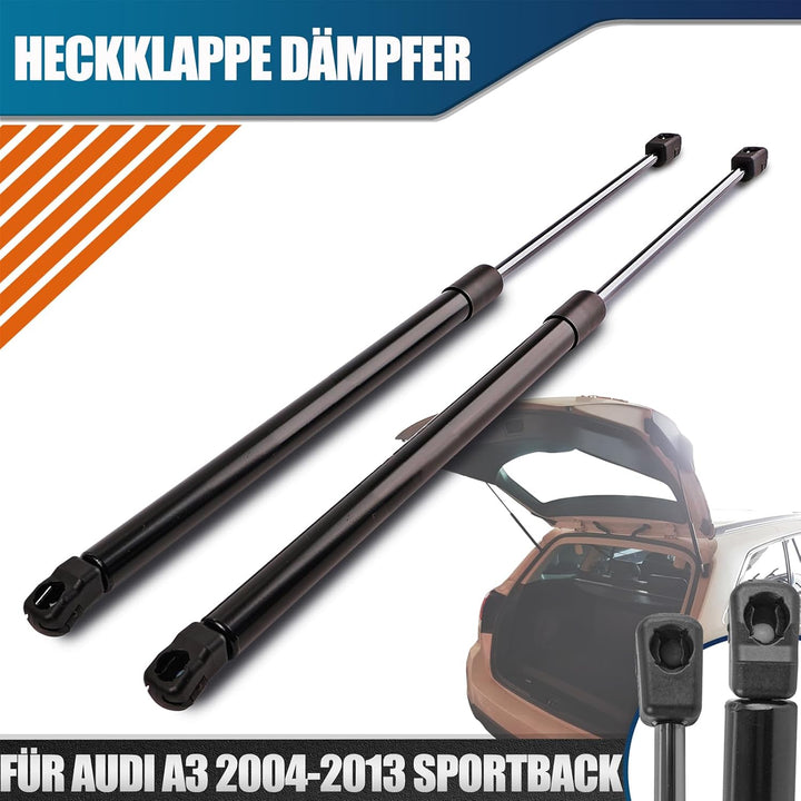 AUTOXBERT 2 Stück Heckklappendämpfer für Audi A3 8P, Gasfeder Heckklappe Dämpfer 8P4827552B 8P482755