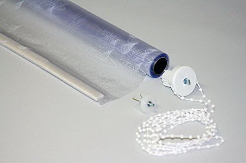 ECO-DuR,4024879002107,Ersatzvorhang Kassetten Duschrollo Seitenzug 134cm - Folie unbedruckt