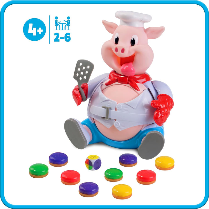 Goliath Schweine Schwarte - Lustiges Kinder-Brettspiel ab 4 Jahren, Füttere den Schweinchen und verm