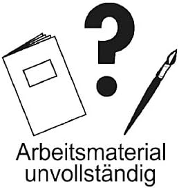 Elbi Stempelset: 4 x Spezialstempel (Daumenstempel, toll angestrengt, Arbeitsmaterial unvollständig,