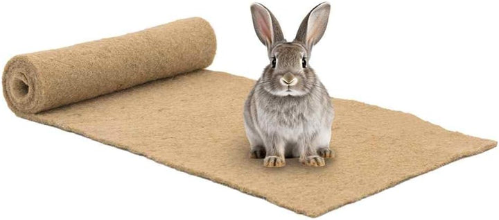 vidaXL Nagermatte Hanf 0,5x1 m 5 mm, Nagerteppich, Nagermatte 100% Hanf, Hanfmatte für Nagetiere, Ha