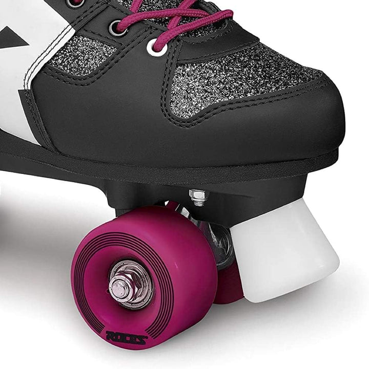 Roces Disco Palace Rollerskates/Rollschuhe Street 38 glitter-Black, 38 glitter-Black