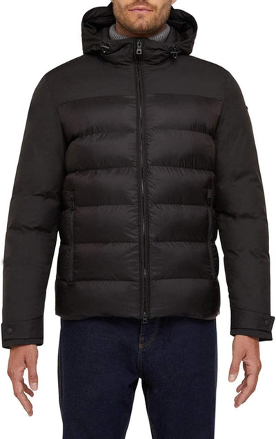 Geox Herren M Sapienza Jacket 48 BLACK/BLACK, 48 BLACK/BLACK