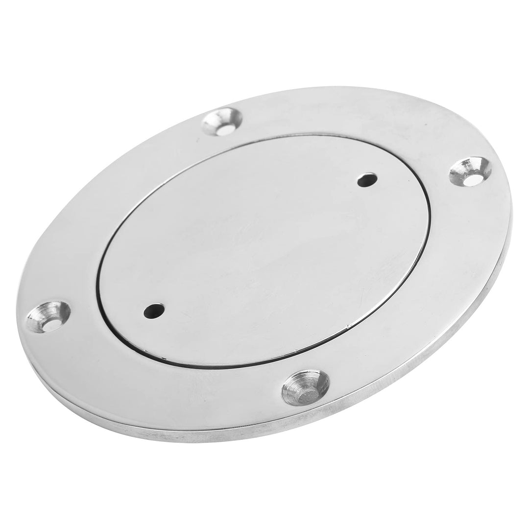 Boot Deck, 3in Edelstahl Runde Zugang Luke Abdeckung Hardware Luke mit abnehmbarem Deckel und Schlüs