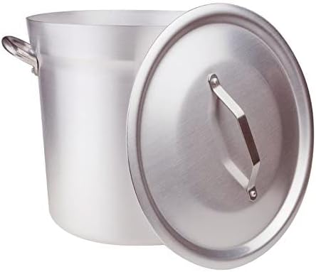 Pentole Agnelli FAMA85BS36 Aluminium-Tomatentopf mit 2 Griffen, Nordtyp, Durchmesser 36 cm, 36,5 Lit