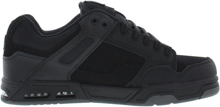 DVS Herren Enduro Heir Skate-Schuh 45 EU Schwarzes Leder, 45 EU Schwarzes Leder