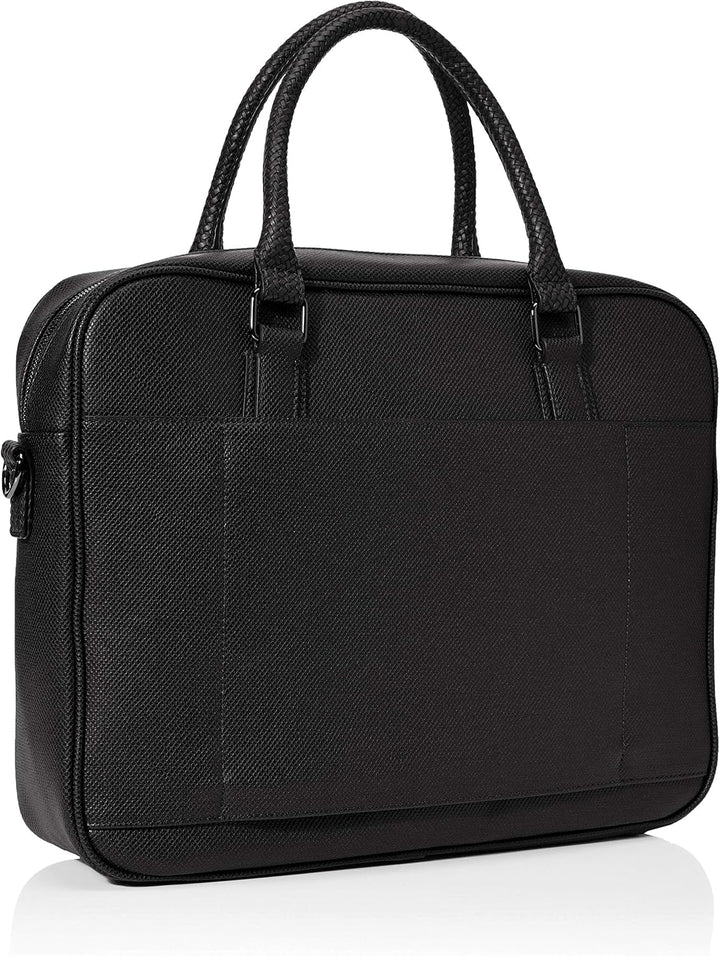 Ted Baker Herren Grad Dokumententasche Schwarz, Schwarz