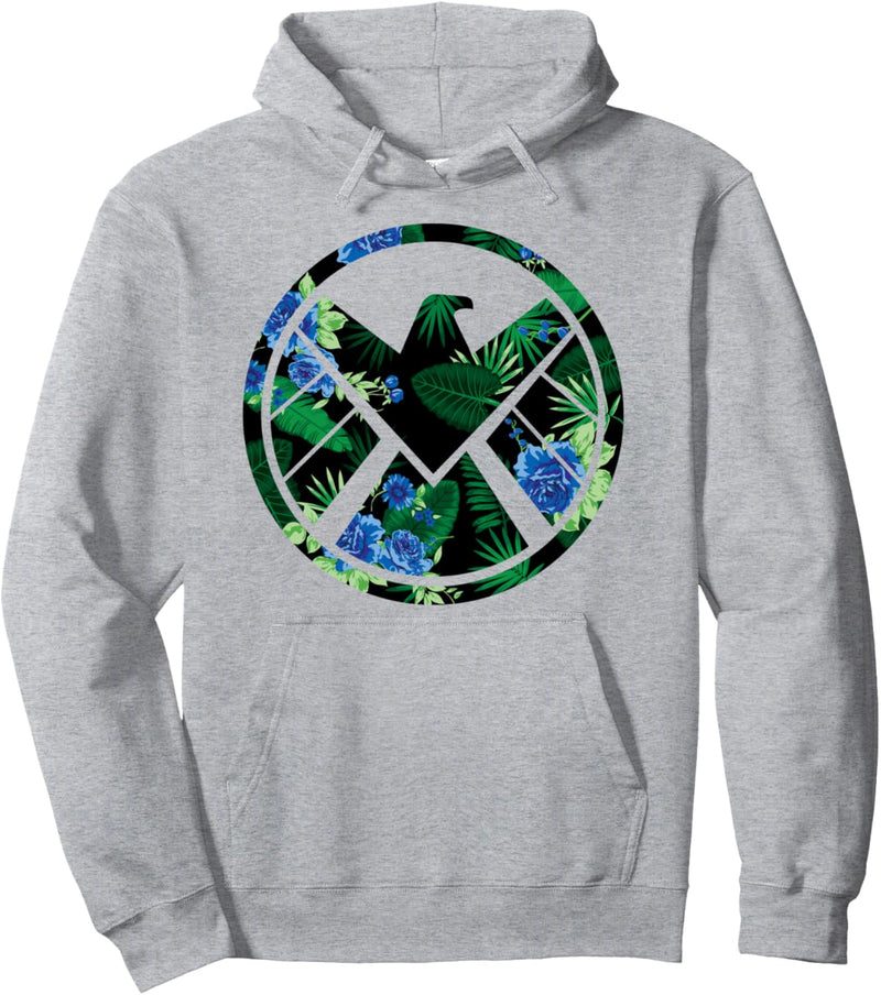 Marvel Agents Of Shield Floral Paradise Icon Pullover Hoodie