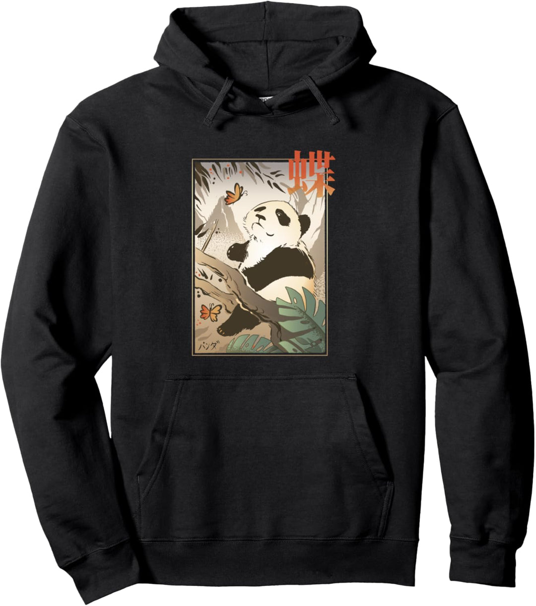 Japan Style Panda Pullover Hoodie