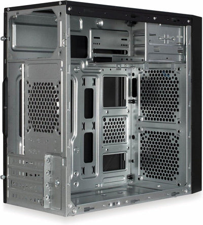 Inter-Tech Gehäuse IT-6505 Reto,Micro-ATX,2 USB-Frontanschluss schwarz