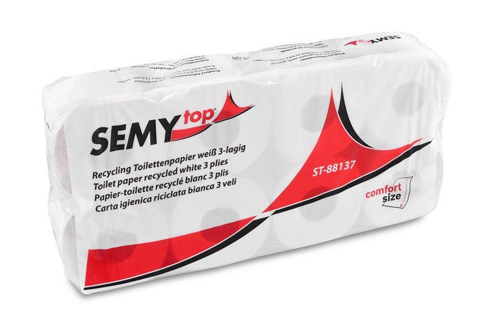 Semy Top ST-88137 Toilettenpapier, Weiss (72-er Pack)